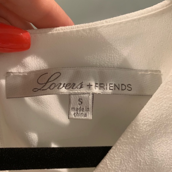 Lovers + friends white lace midi dress - Picture 4 of 6